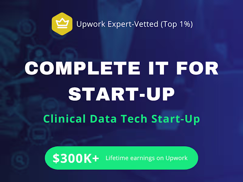 Cover image for Comprehensive IT & Automation Support for Clinical Data Start-Up