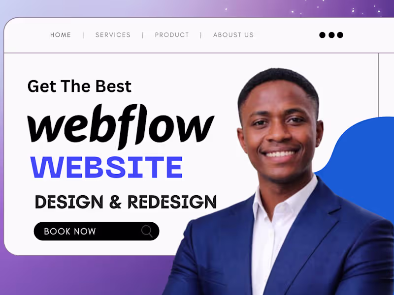 Cover image for Webflow Website Design & Development for Modern Brands