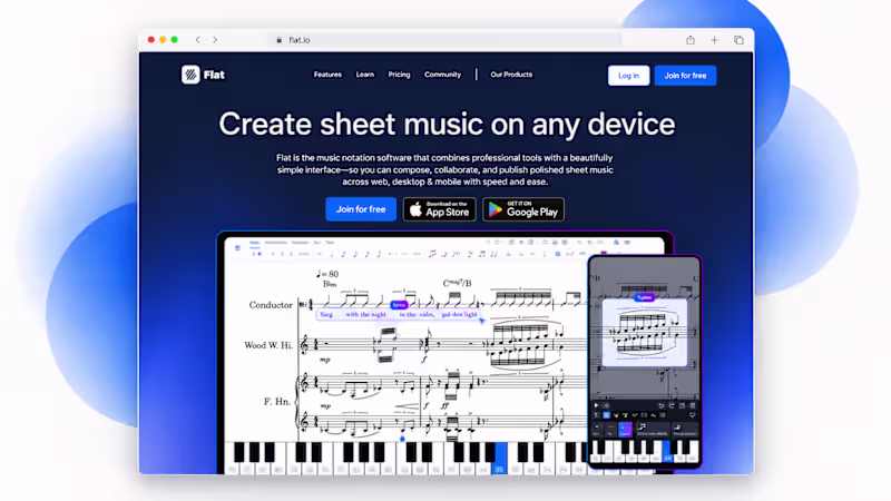 Cover image for Website Repositioning and Copy I Music Notation Software  