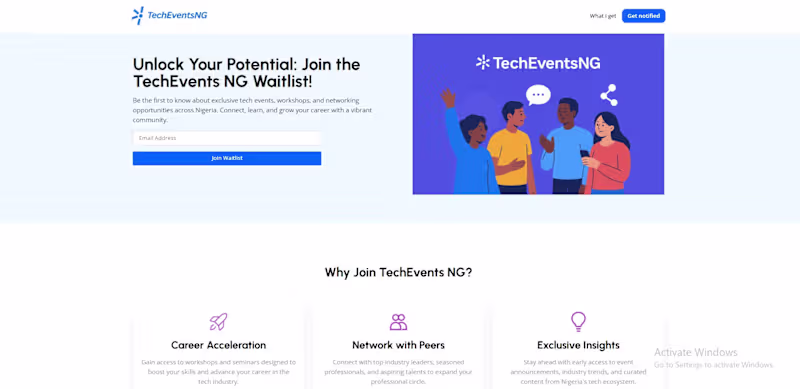 Cover image for TechEventsNG — Connecting Developers Through