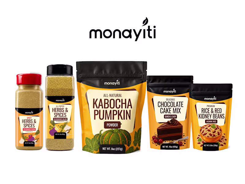 Cover image for Monayiti Brand Identity & Packaging