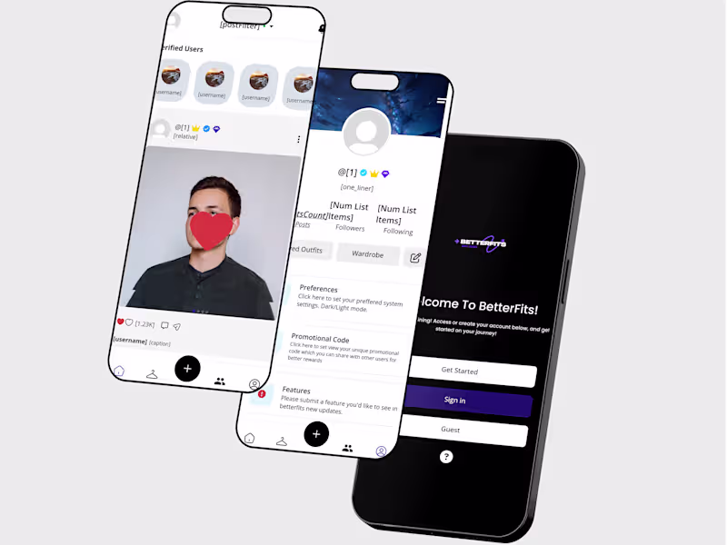 Cover image for BetterFits – Smart Wardrobe & Style Assistant BetterFits is ...