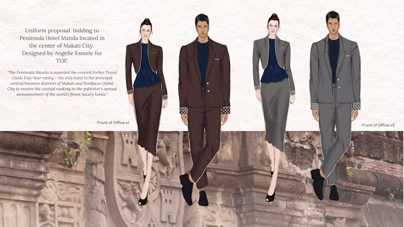 Cover image for Peninsula Hotel Uniform Design Proposal
