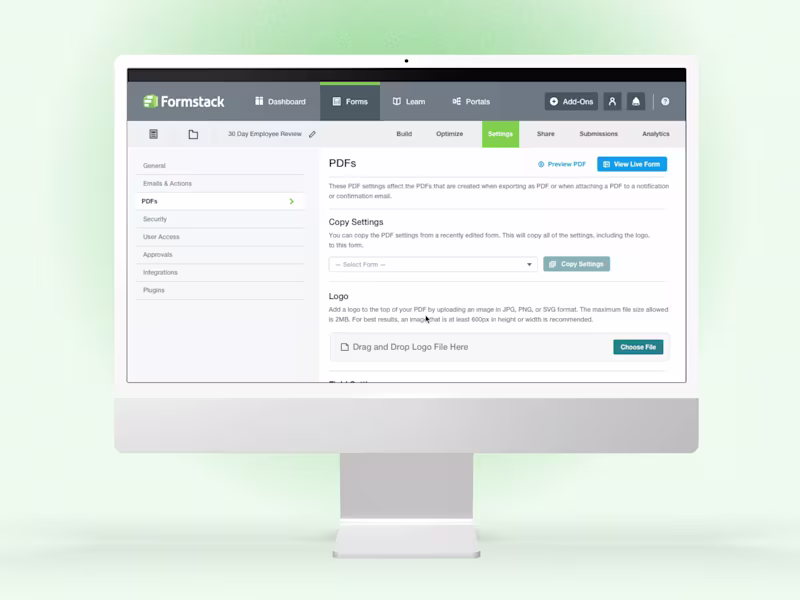 Cover image for Formstack | Revamping SaaS Exports for Improved Usability