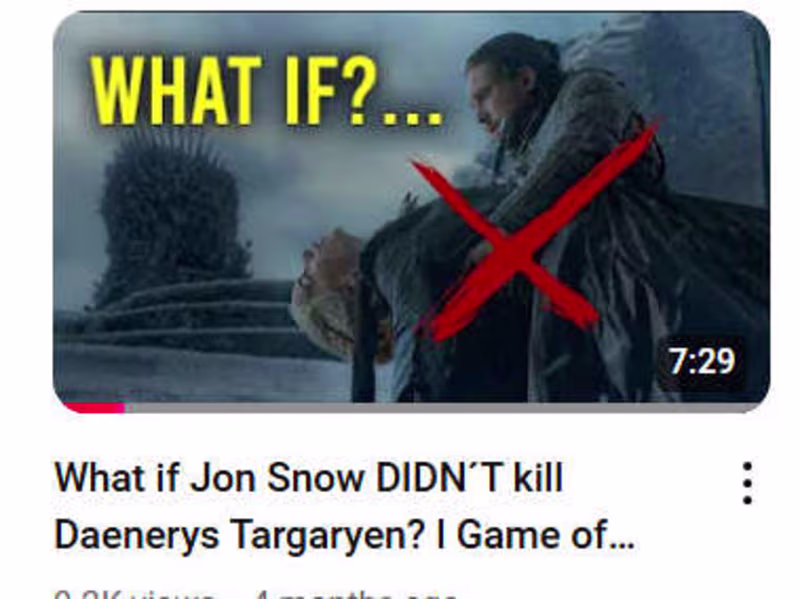 Cover image for What if Jon Snow DIDN´T kill Daenerys Targaryen? l Game of Thro…
