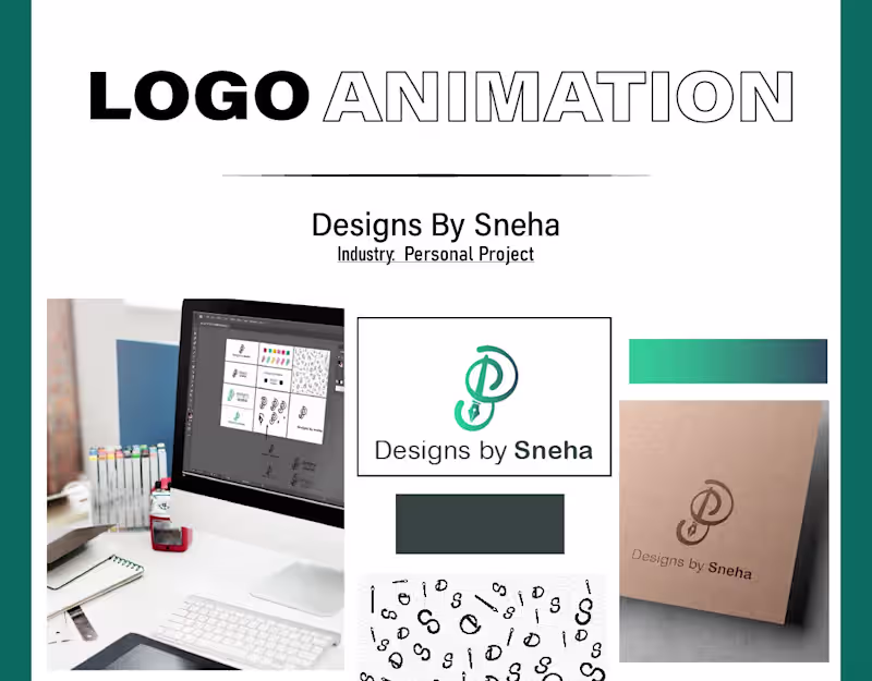 Cover image for Designs by Sneha - Logo Animation Reveal