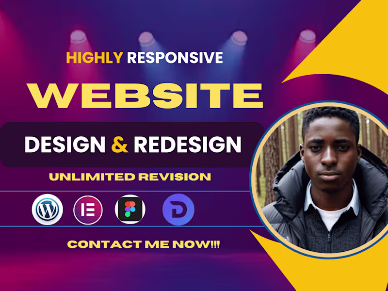 Cover image for I build, design redesign any wordpress website development 