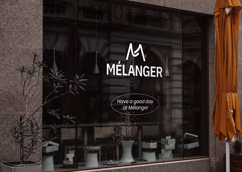 Cover image for Mélanger Brand Logo - Restaurant