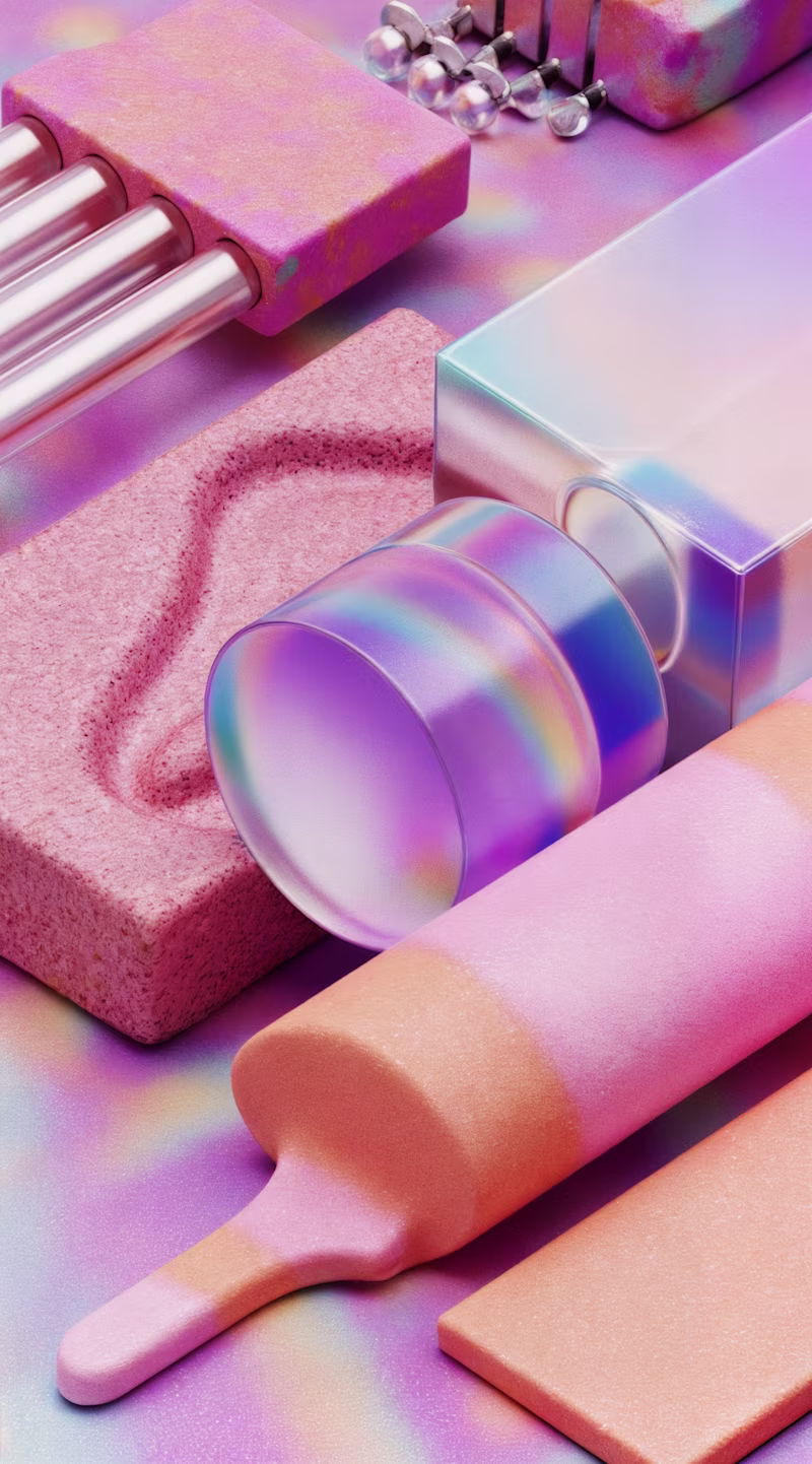 Cover image for The process began with Cinema 4D and Redshift, where I built...