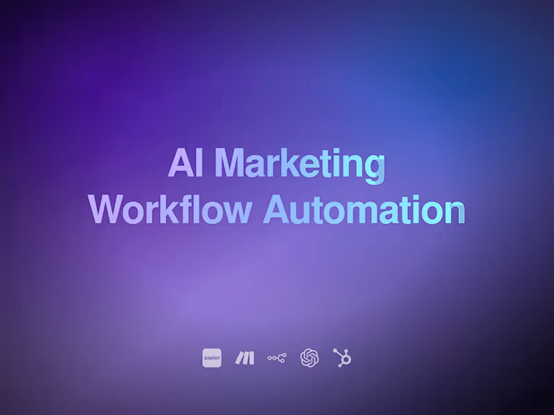 Cover image for AI Workflow Automation for Marketing Teams