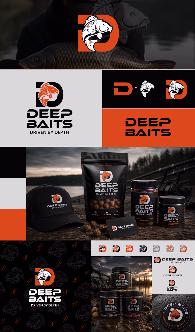 Cover image for Deep Baits — Brand Identity & Packaging Concept