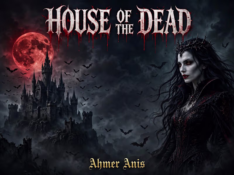 Cover image for Gothic Horror Book Cover Design + Vampire Ghostwriting