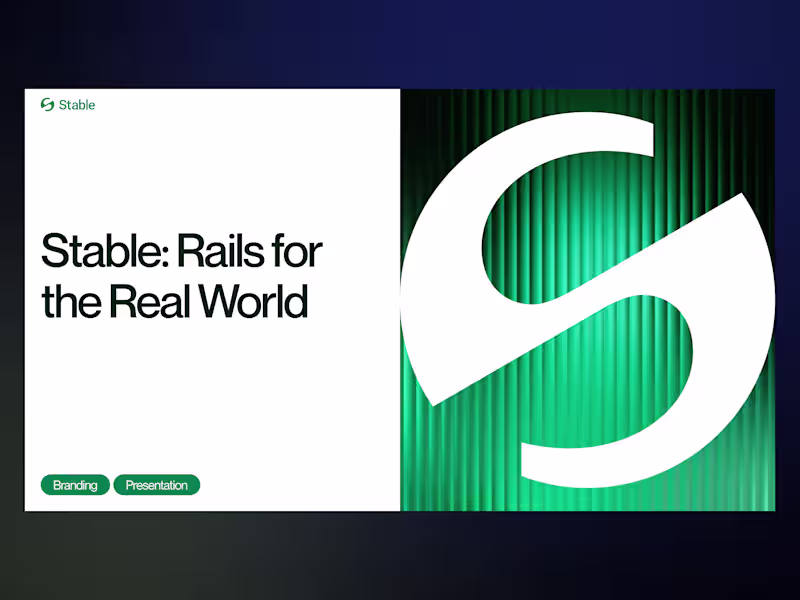 Cover image for Presentation / Pitch Decks