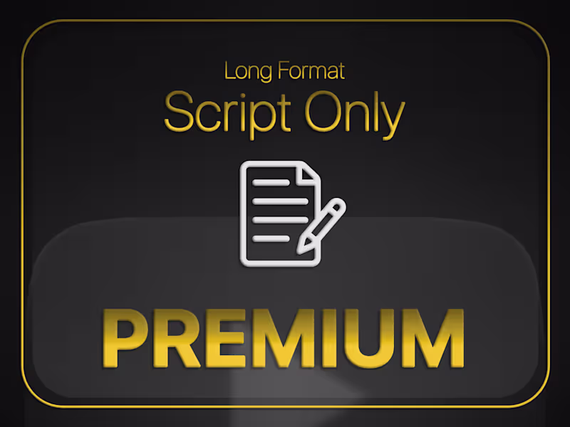 Cover image for Long Format - Script Only - Premium