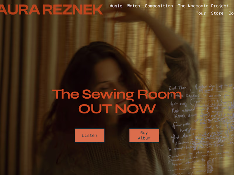 Cover image for Laura Reznek Website