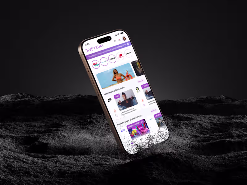 Cover image for Diverzum I Redesign App & Web