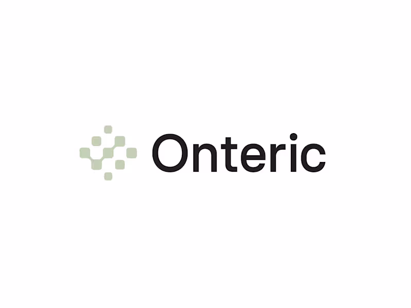 Cover image for Approved direction. 
Onteric is an AI