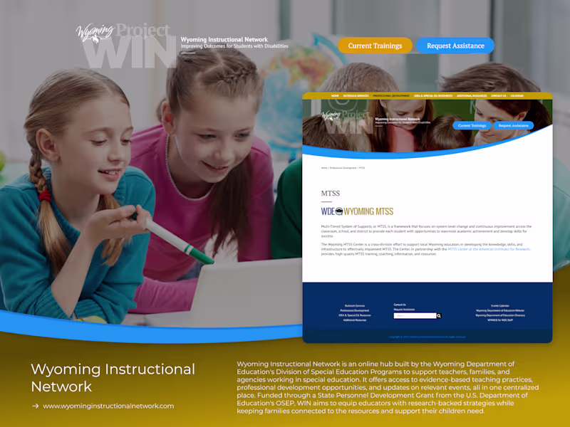 Cover image for Wyoming Educators Learning Platform Development