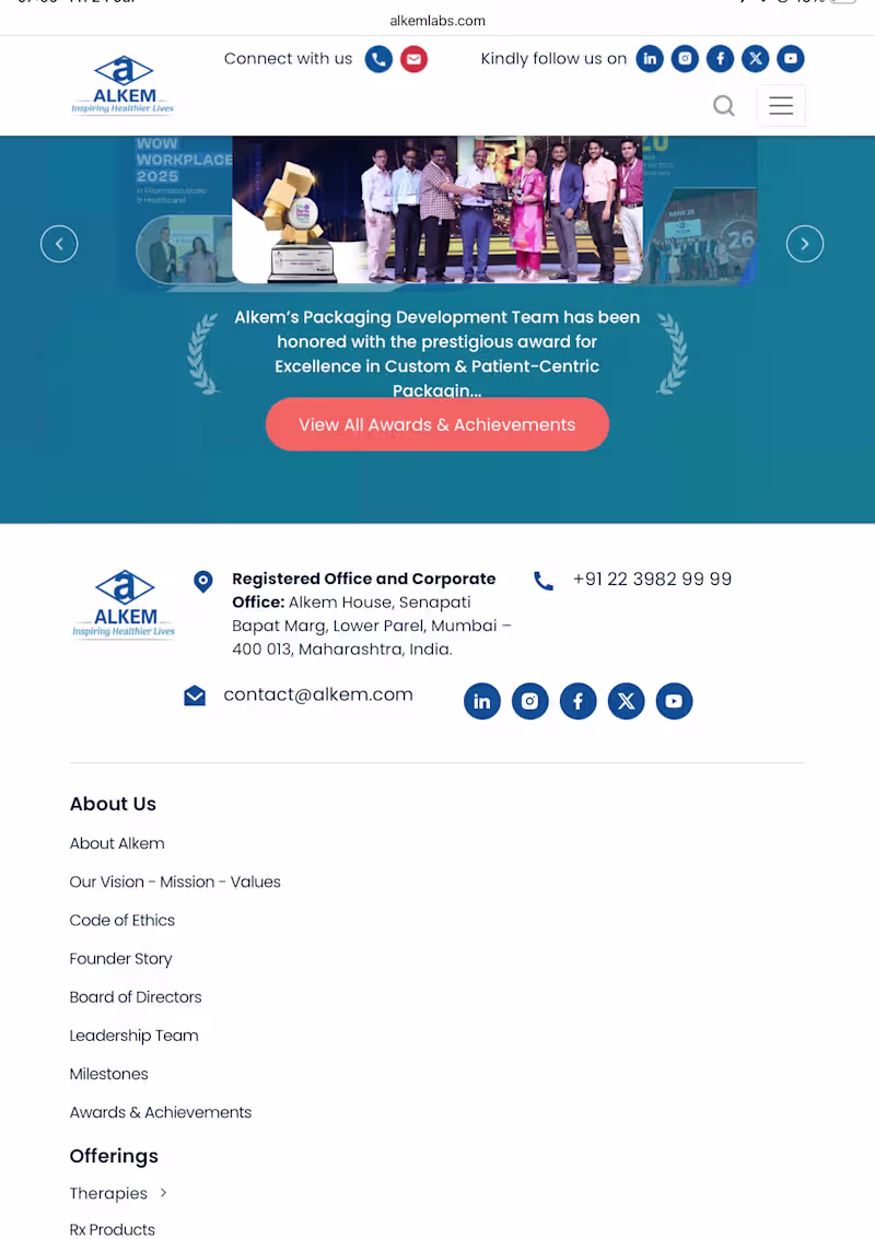 Cover image for Pharmaceutical company portal