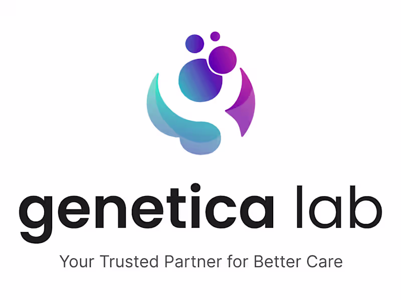 Cover image for Genetica lab Logo animation video