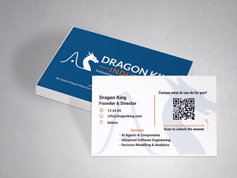 Cover image for Professional & Stylish Business Card Design