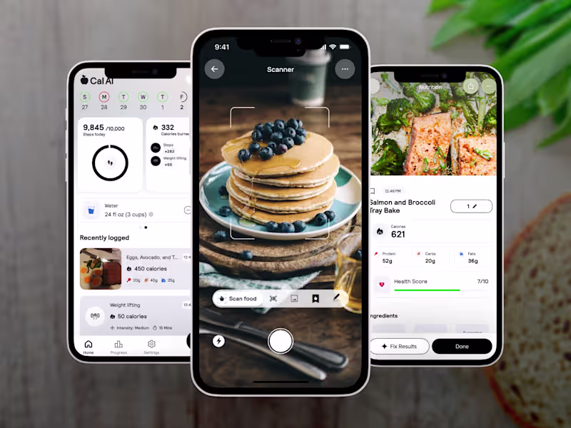 Cover image for AI Calorie Tracking App Full Case Study