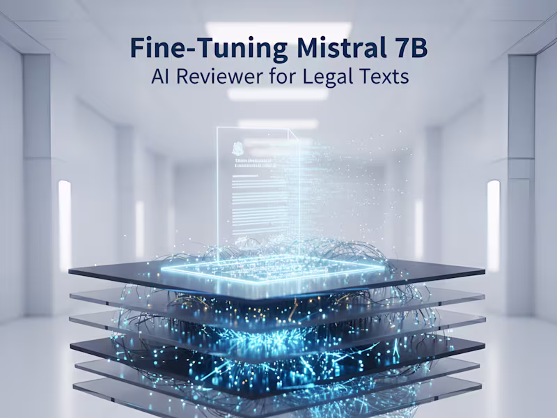 Cover image for I recently fine-tuned the Mistral 7B Instruct model on a dat...