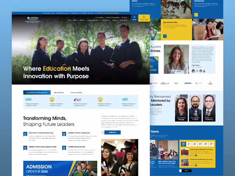 Cover image for School & Collage Website Design and Development