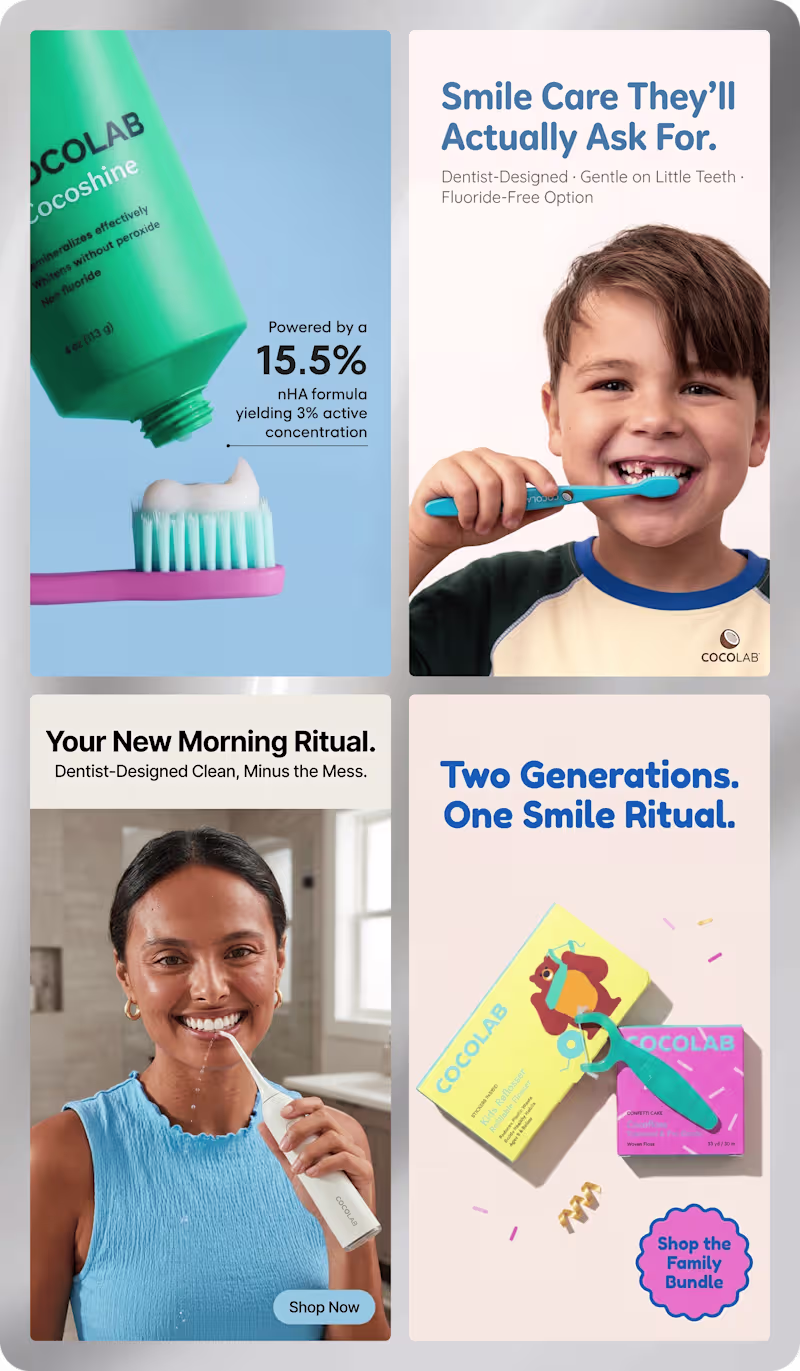 Cover image for Static ads creatives for ORAL