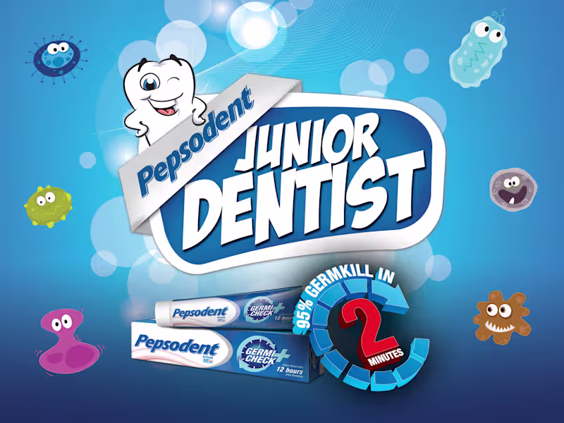 Cover image for Pepsodent Junior Dentist - Kinect Game