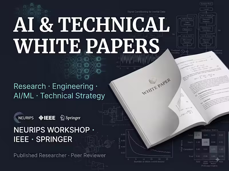 Cover image for AI & Technical White Papers