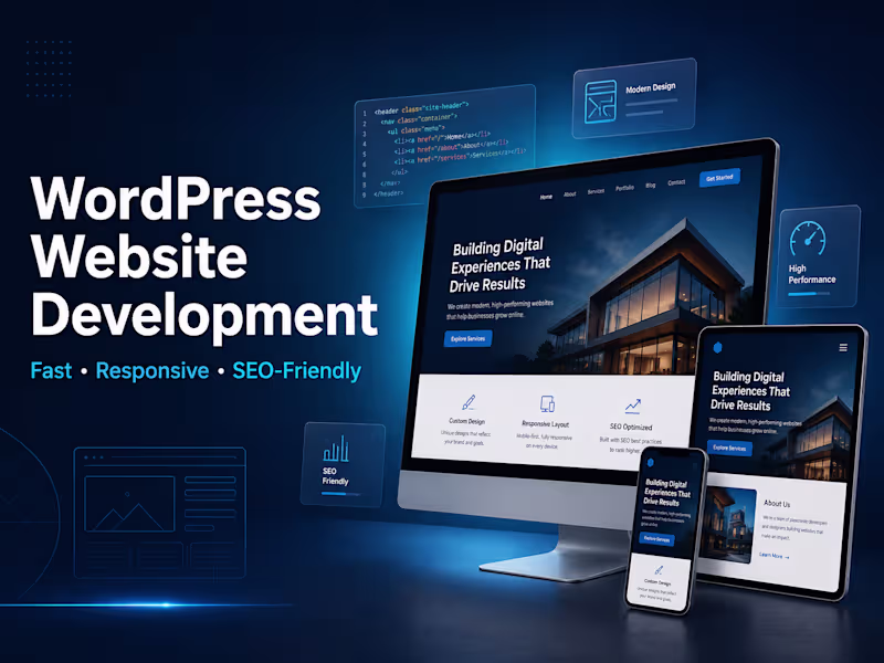 Cover image for WordPress Website Design & Development