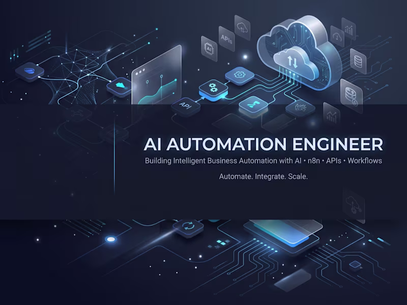 Cover image for Custom n8n Workflow Automation