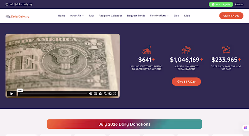 Cover image for Dollar Daily is an online