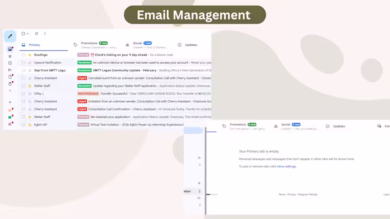 Cover image for Email Management