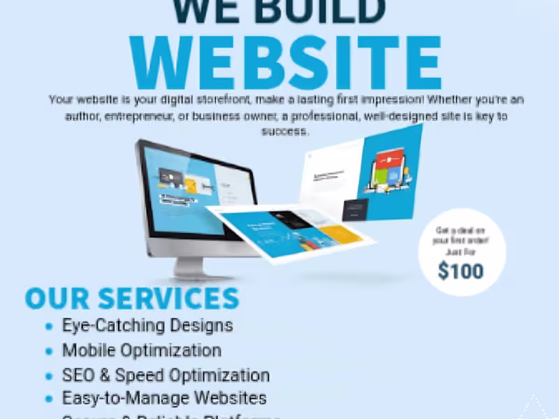 Cover image for Author Website Development