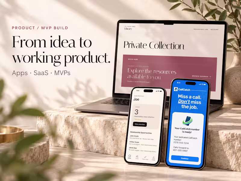 Cover image for Product / MVP Build