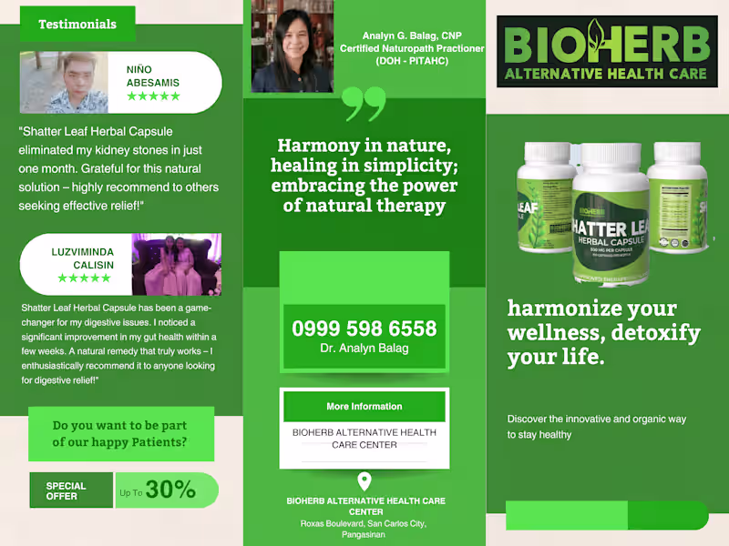 Cover image for Bioherb Alternative Health Care Center | San Carlos City
