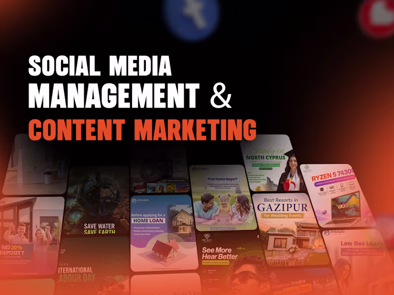 Cover image for Social Media Management & Content Marketing