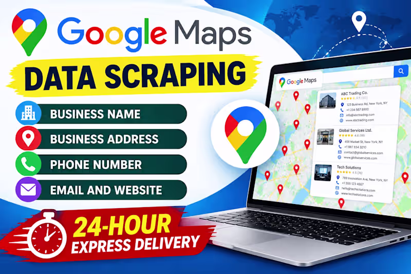 Cover image for Targeted Google Maps Business Data & B2B Lead Generation