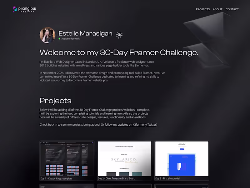 Cover image for 30-Day Framer Challenge