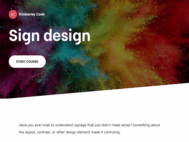 Cover image for A Rise course for Signmaking apprentices