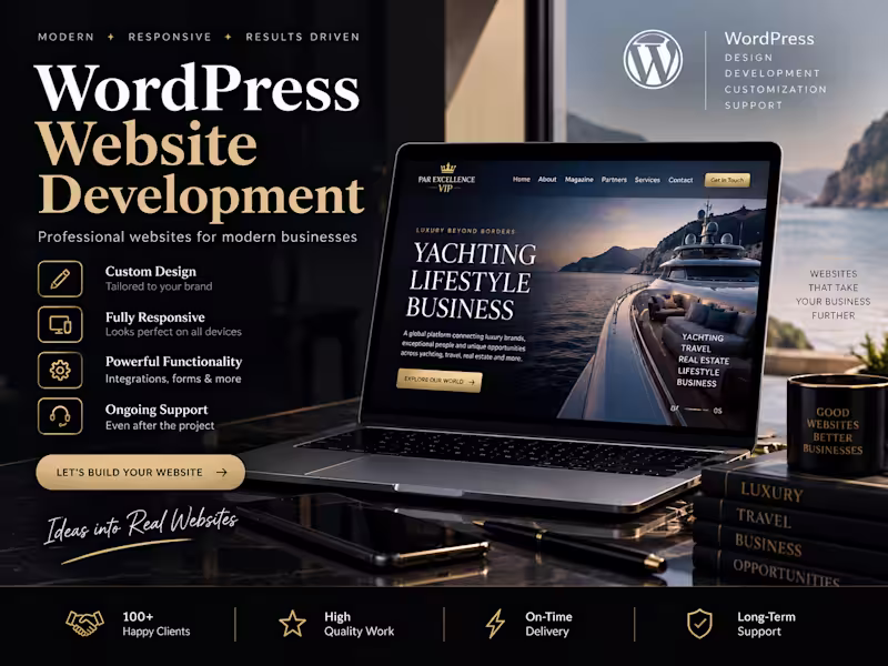 Cover image for WordPress Business Website Development 