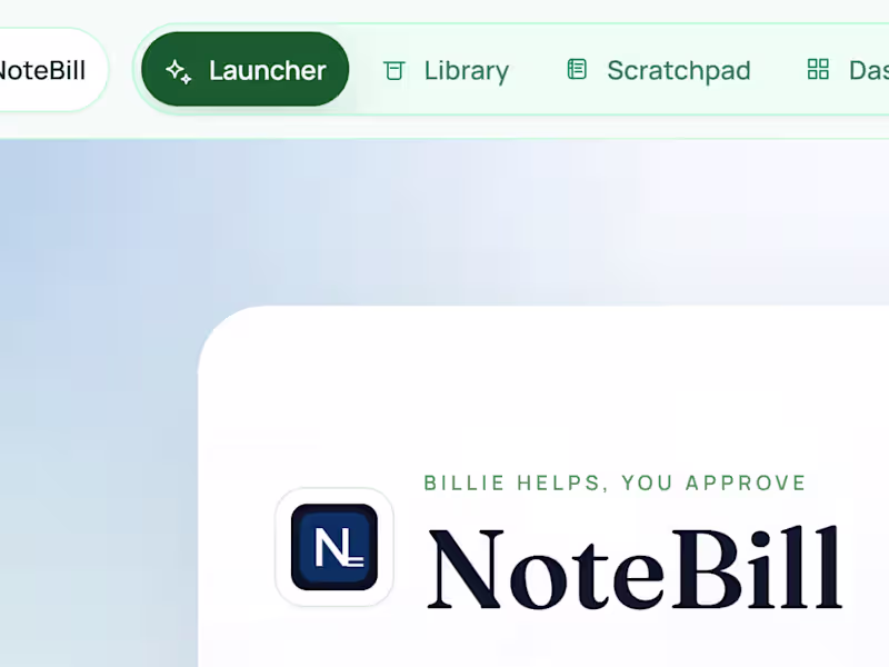 Cover image for NoteBill — AI-Assisted Invoice Web Application