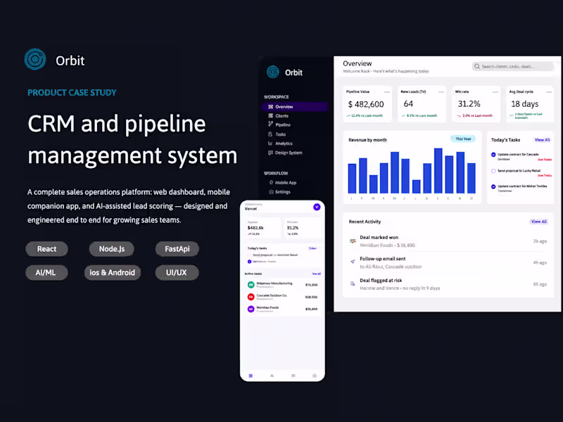 Cover image for Orbit — CRM & Pipeline