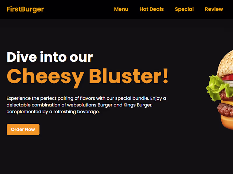 Cover image for BurgerShop web