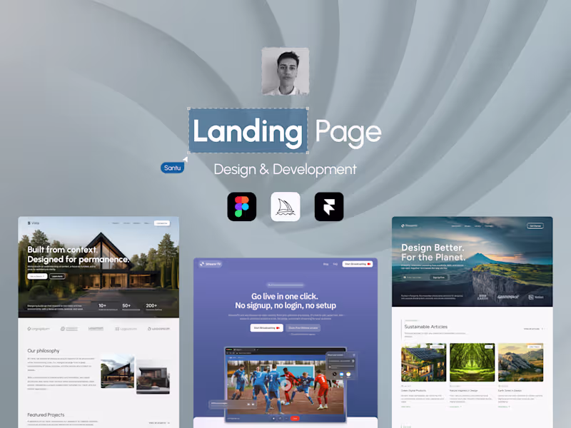 Cover image for Landing Page (Design & Development)