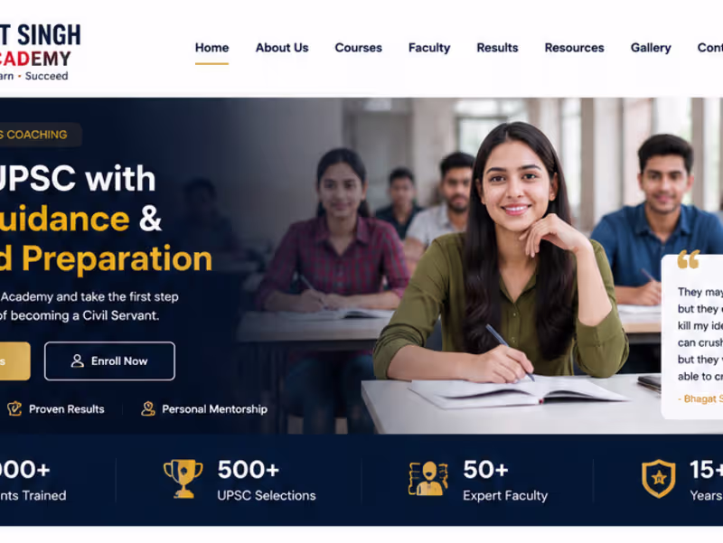 Cover image for Designed and developed a modern,