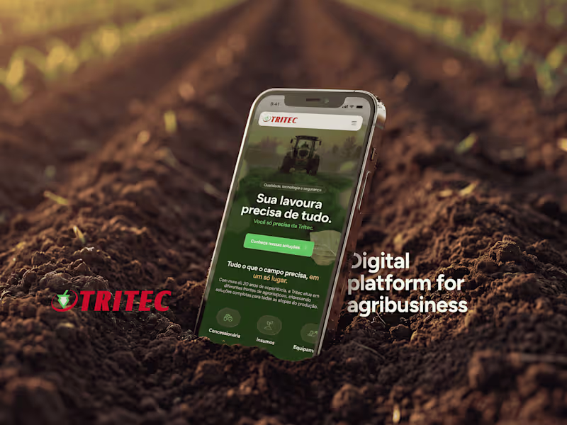 Cover image for Website Redesign for Tritec Agribusiness