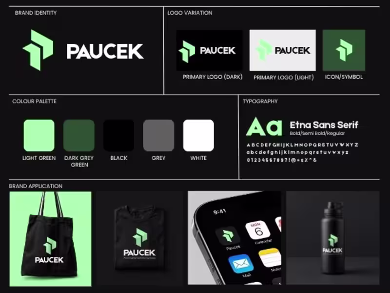 Cover image for PAUCEK | Brand Identity
A complete